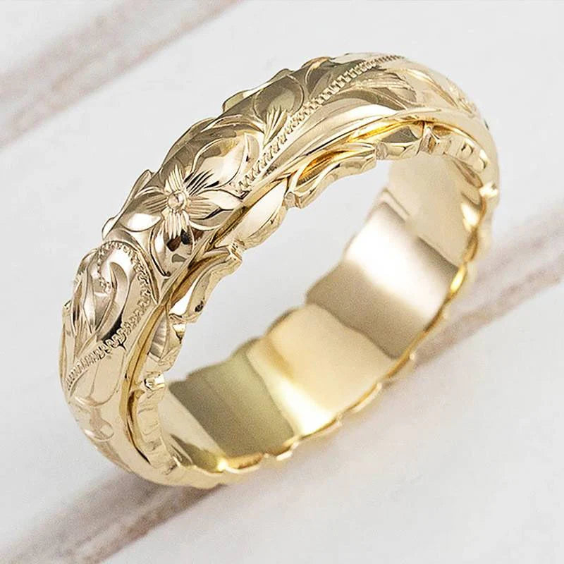 Antieke gouden bloem | Goud