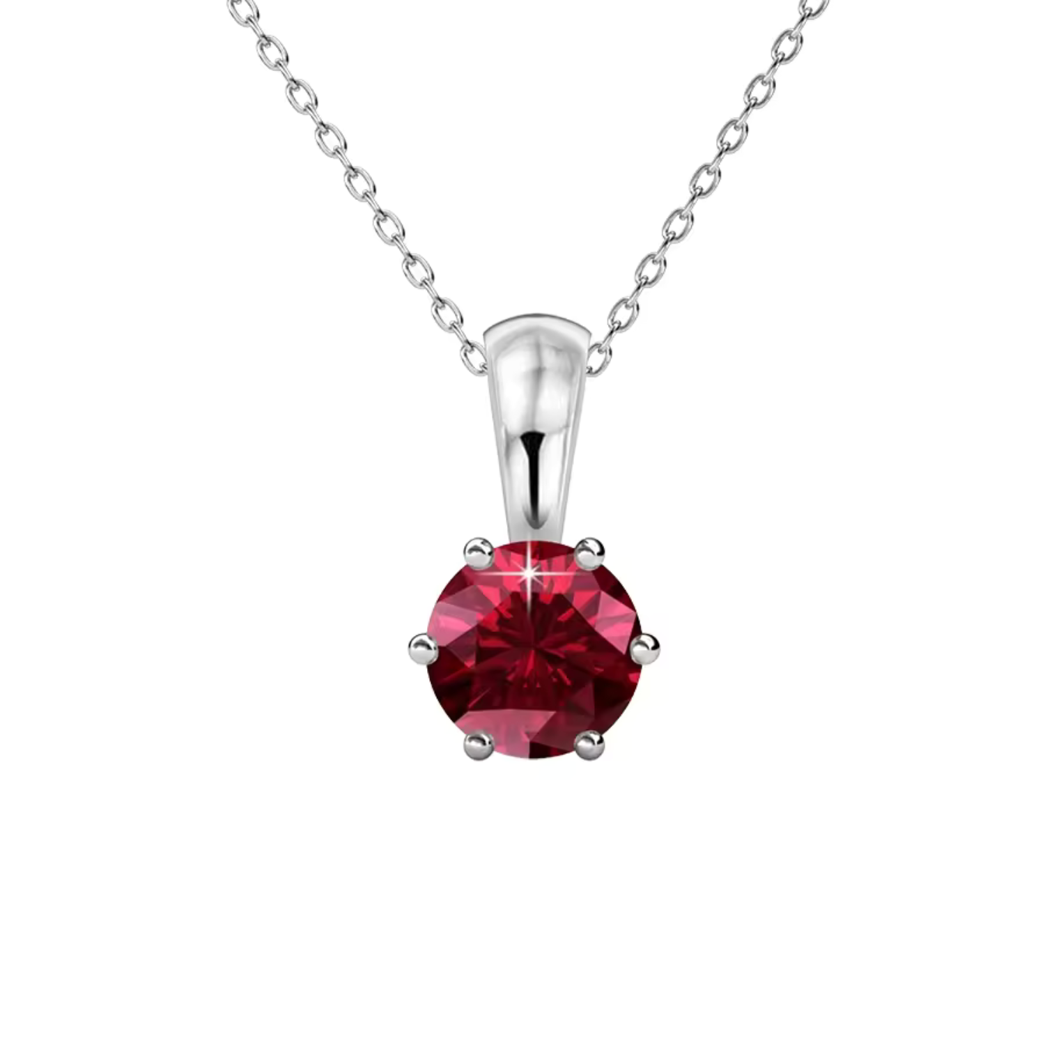 Kristallen bedel hanger ketting
