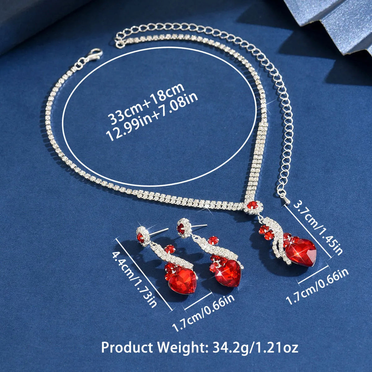 Luxe mode rode ketting
