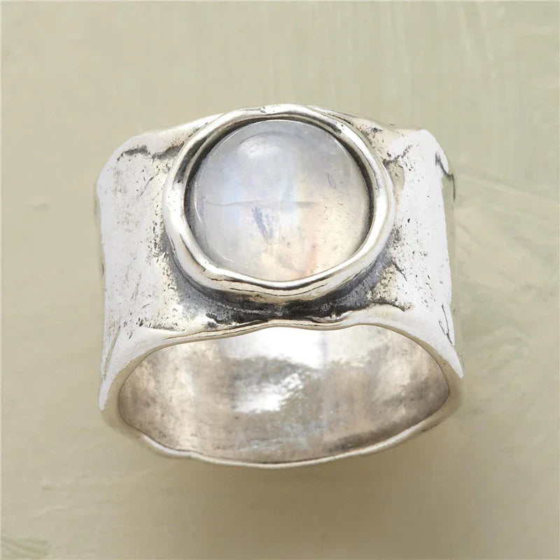 Maansteen Boho Ring