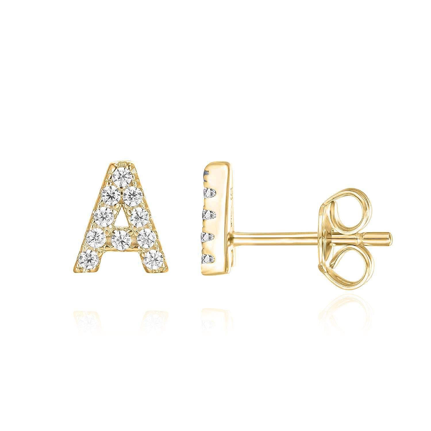 Oorbellen met initialen
