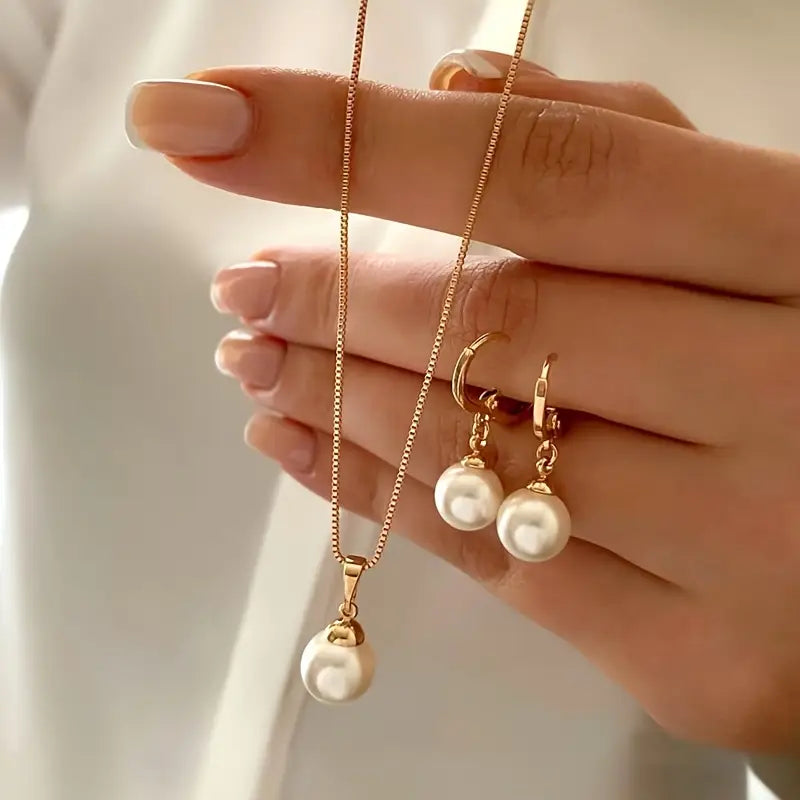 Sieradenset met parels van Golden Grace | Goud