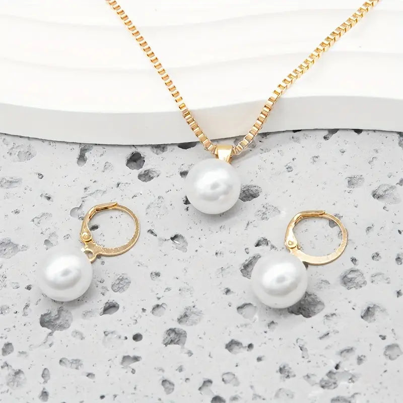 Sieradenset met parels van Golden Grace | Goud
