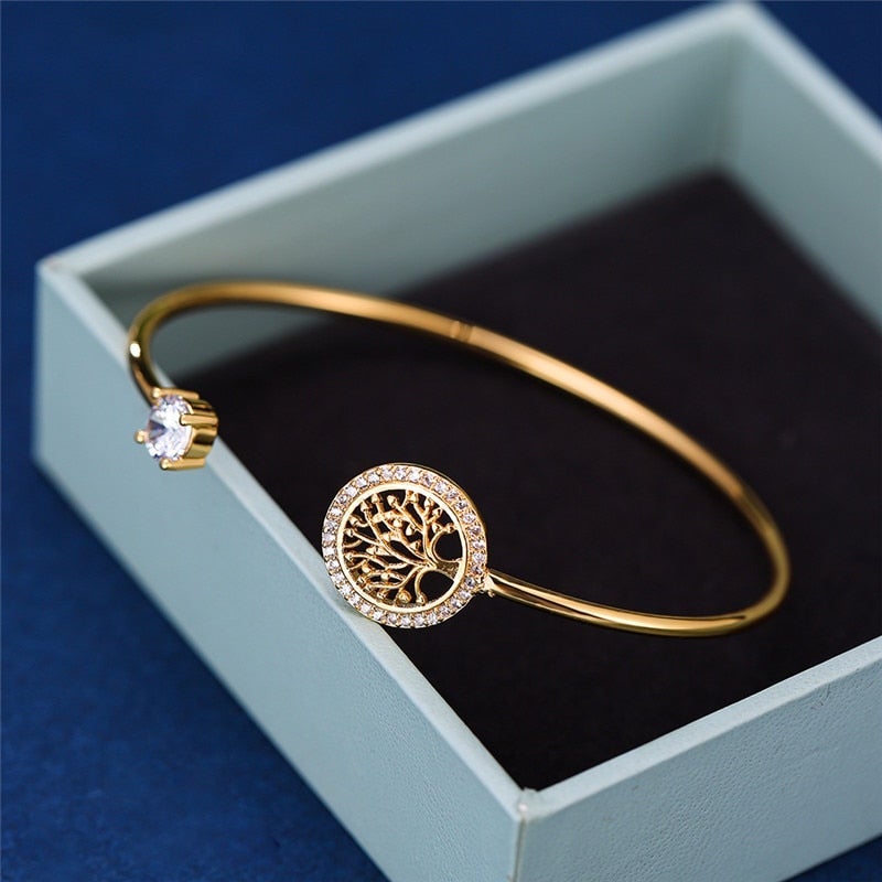 Verstelbare armband met Levensboom-motief