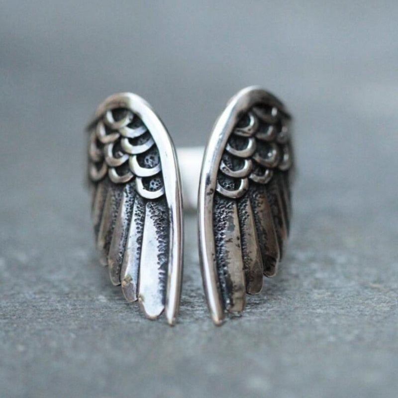 Verstelbare engelenring van 925 sterling zilver