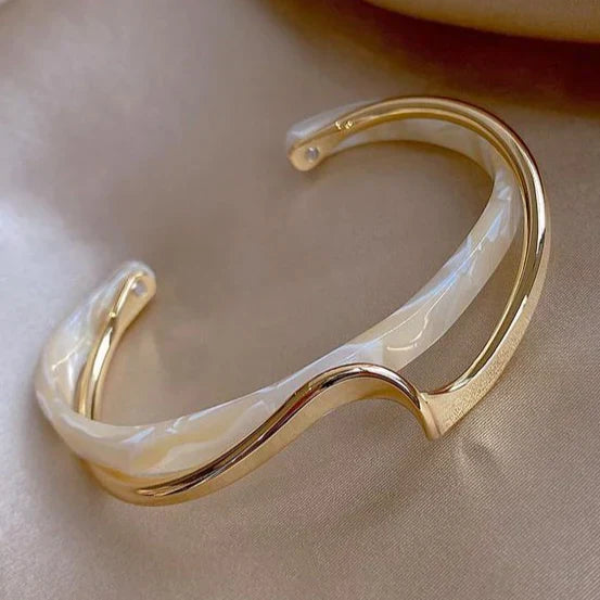 Armband met gouden opaalglans | Goud