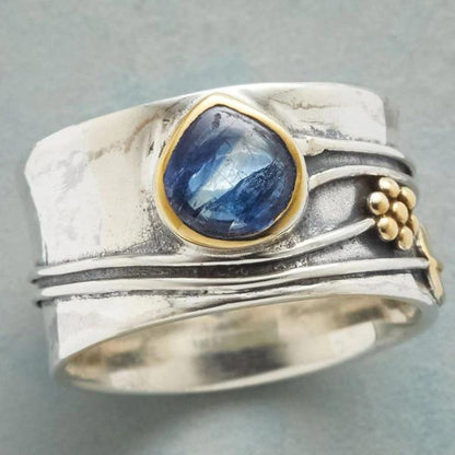 Boheemse edelsteen meditatie ring