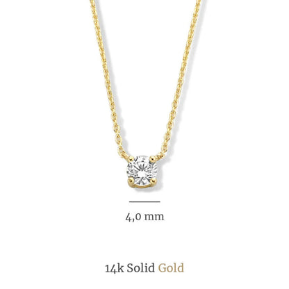 Cléa Moissanite stenen set | Goud