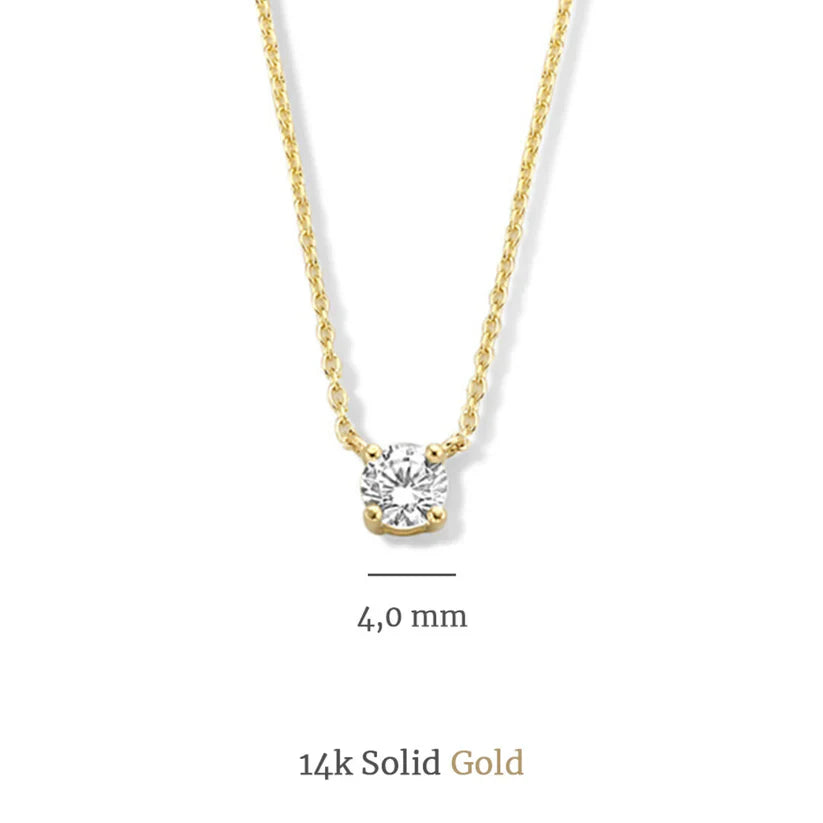 Cléa Moissanite stenen set | Goud