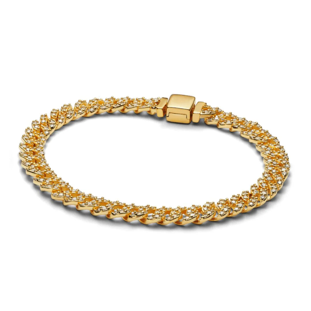 Cubaanse armband met moissanite