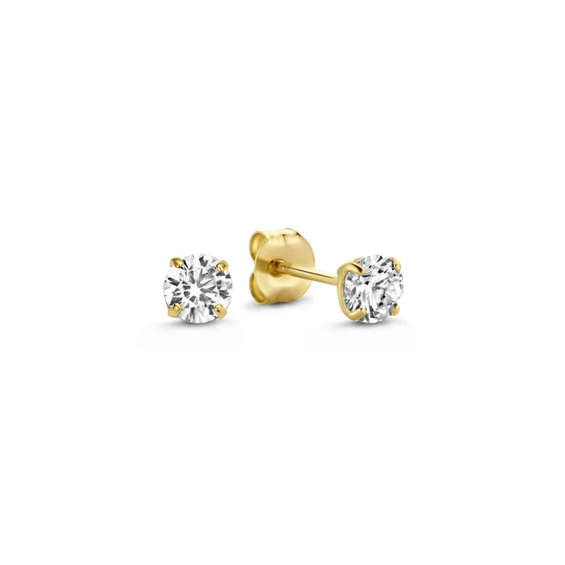 Brillane oorbellen set met steentjes