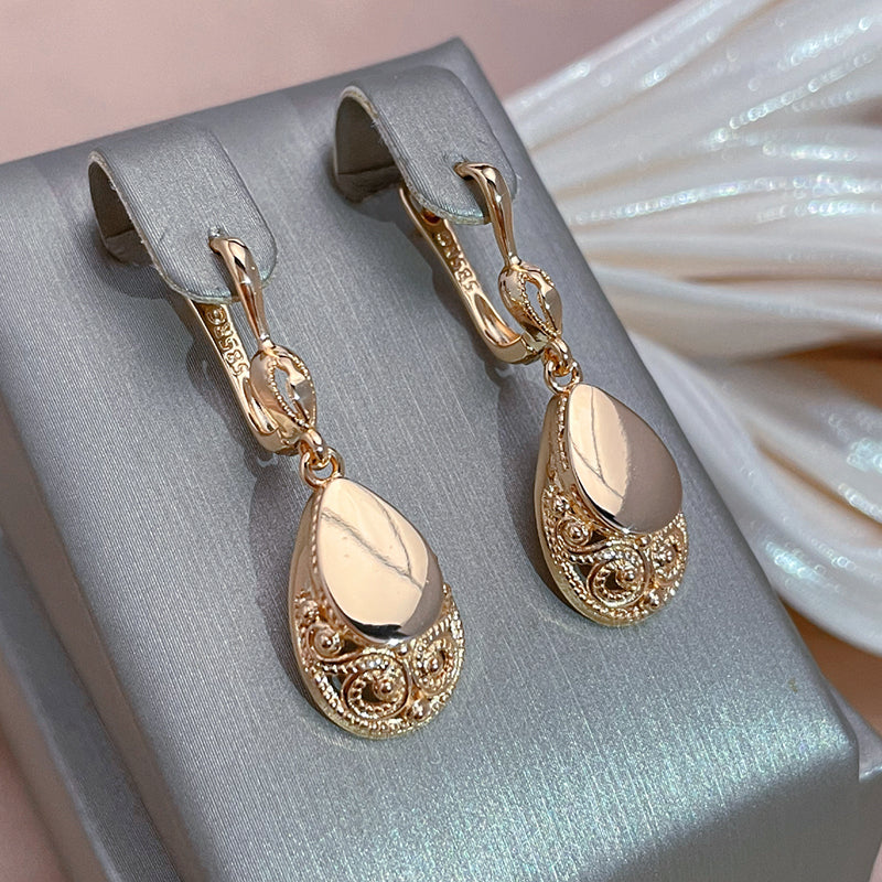 Elegante gouden oorbellen