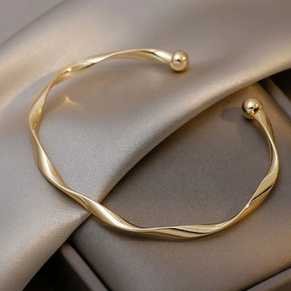 Elegante gouden open armband