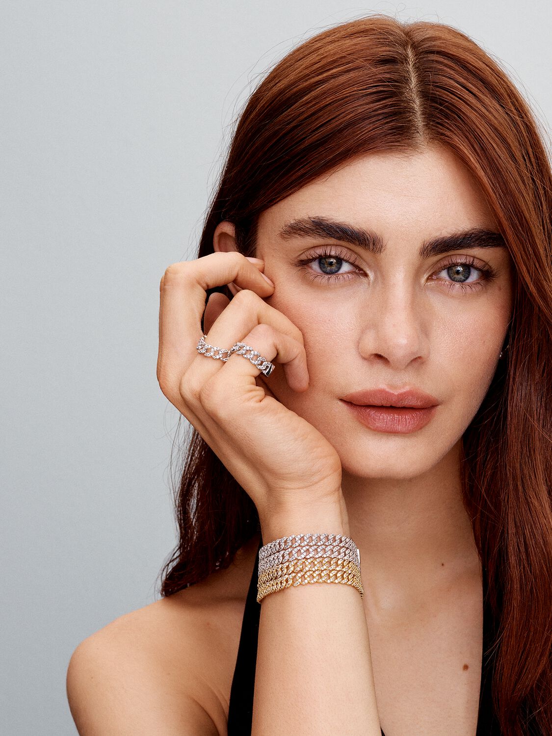 Elina Cubaanse armband | Goud