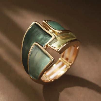 Gouden bladring met glans | Goud