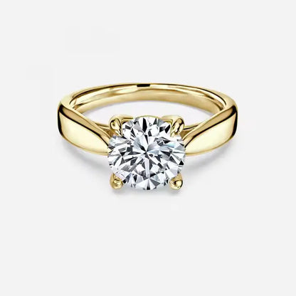 Gouden diamanten ring