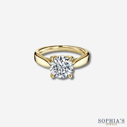 Gouden diamanten ring