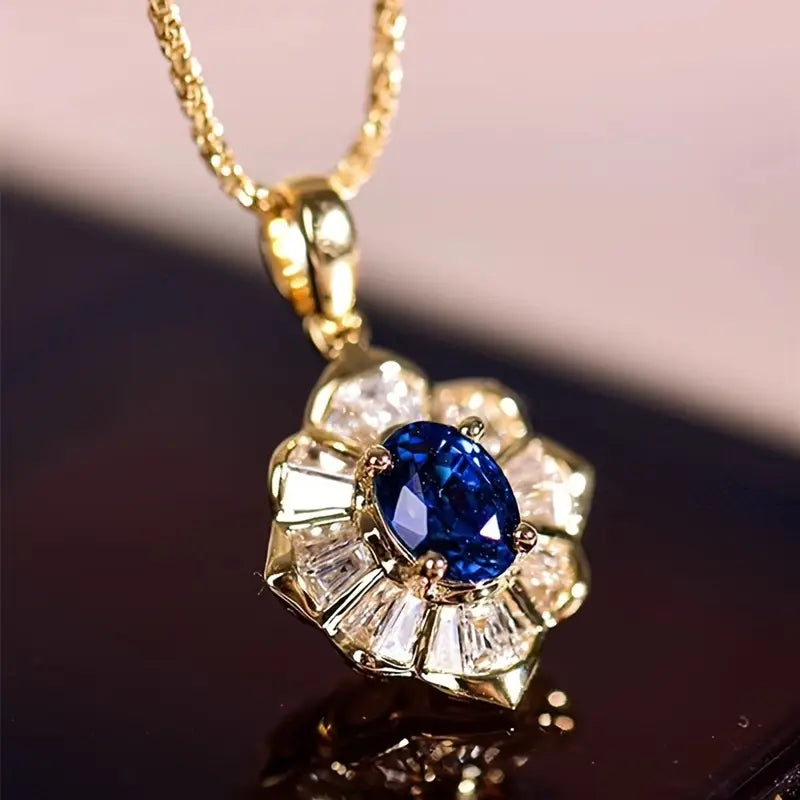 Kavella Noctazure gouden ketting