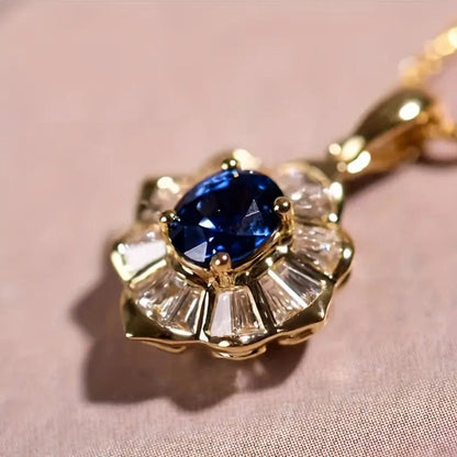 Kavella Noctazure gouden ketting