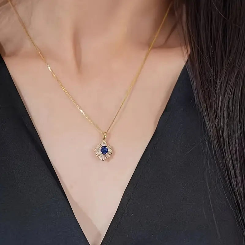 Kavella Noctazure gouden ketting
