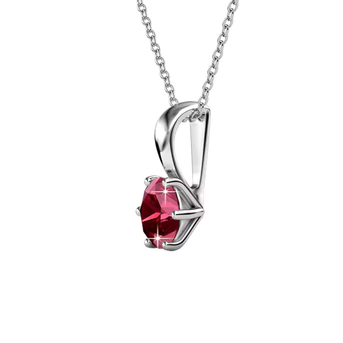 Kristallen bedel hanger ketting
