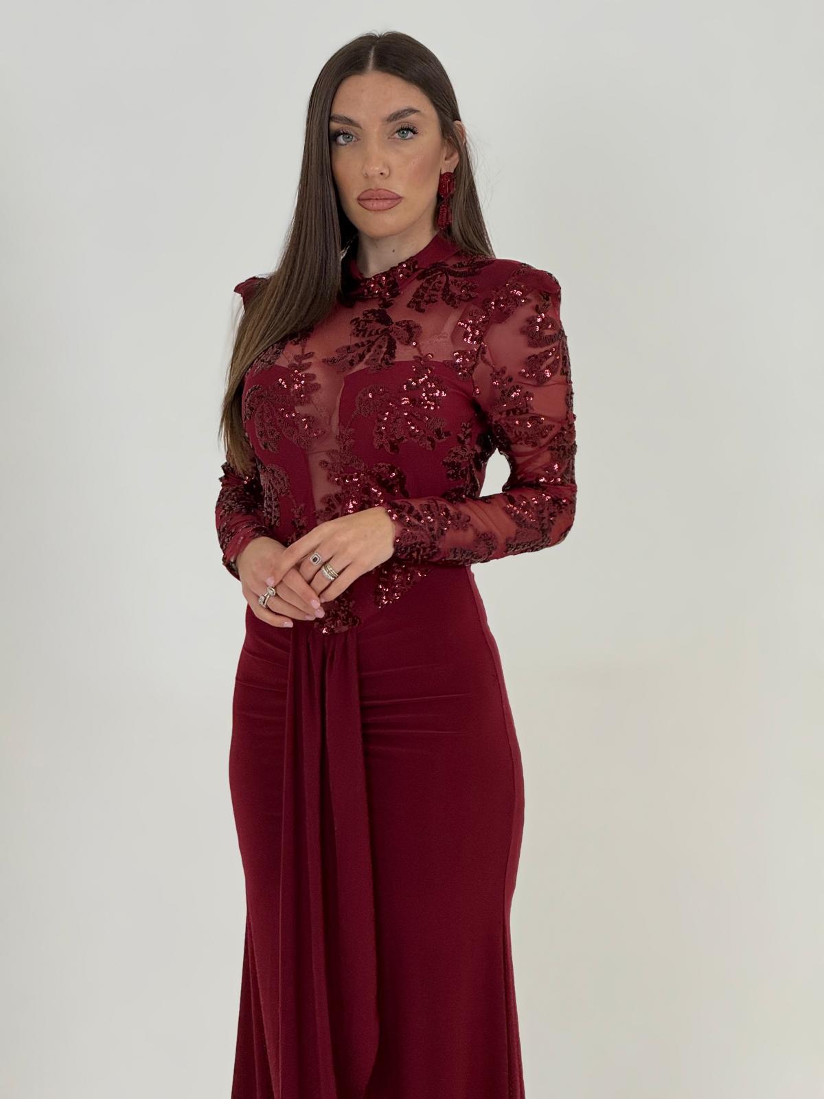 Maxi Jurk met Detailtop
