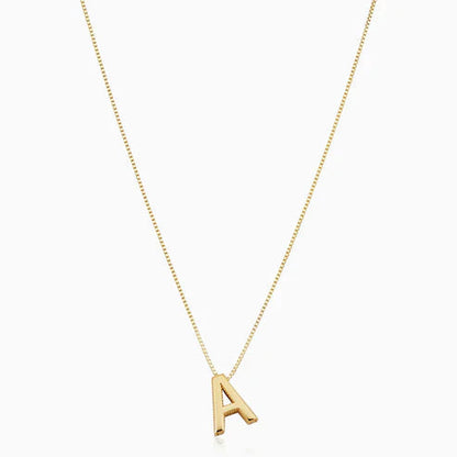Liefdesletter initialen ketting