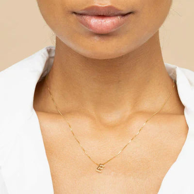 Liefdesletter initialen ketting