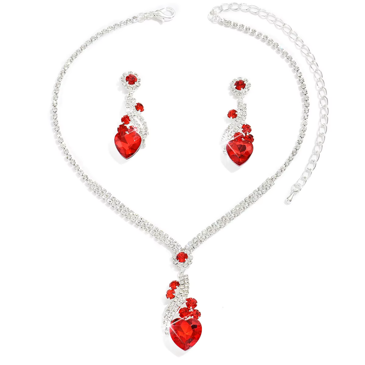 Luxe mode rode ketting