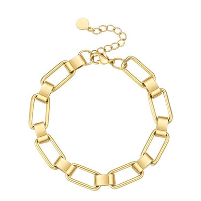 Luxe rechthoekige schakelarmband