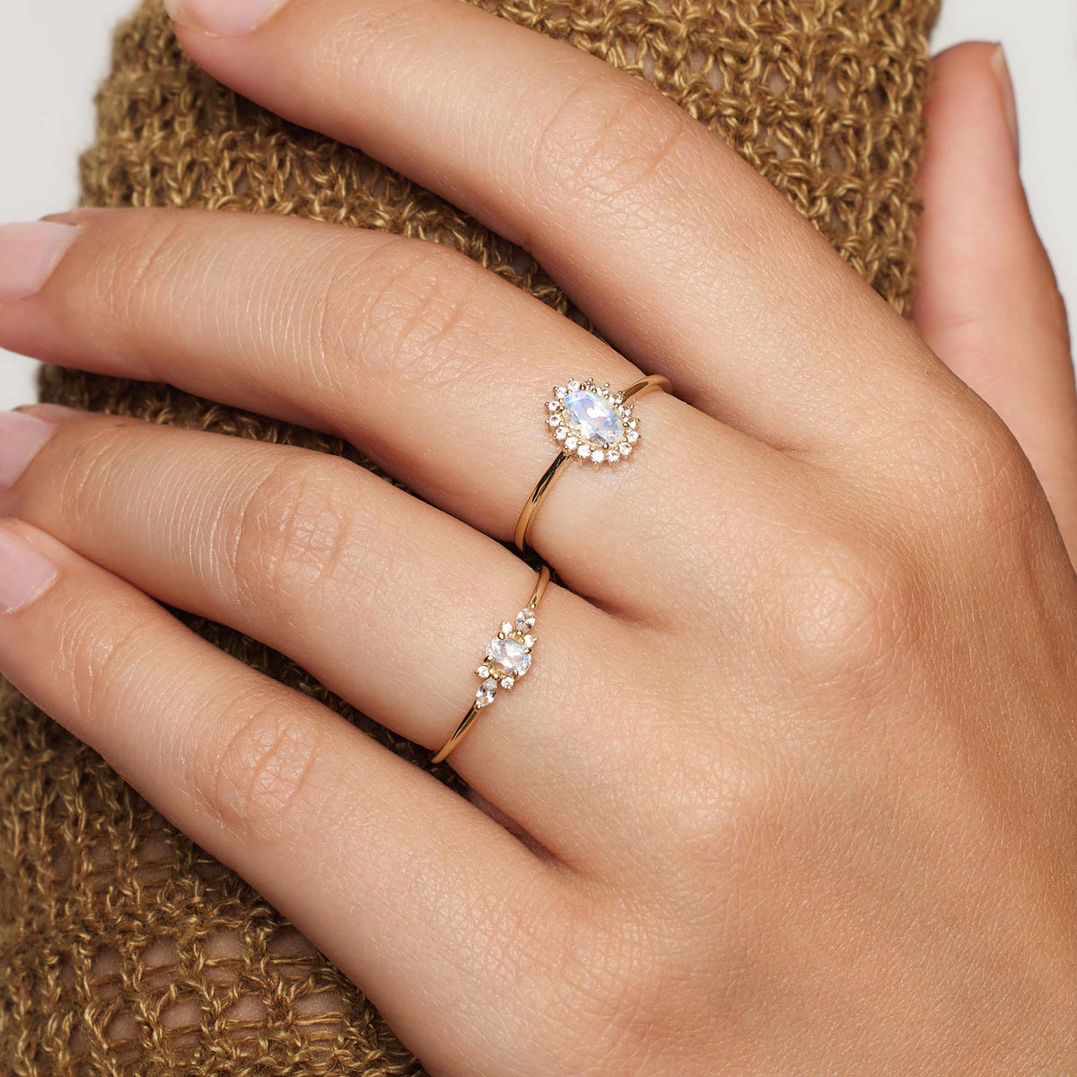 Maansteen Muse Ring