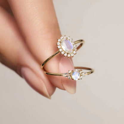 Maansteen Muse Ring