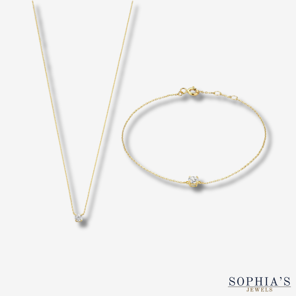 Maria's Cléa Moissanite stenen set