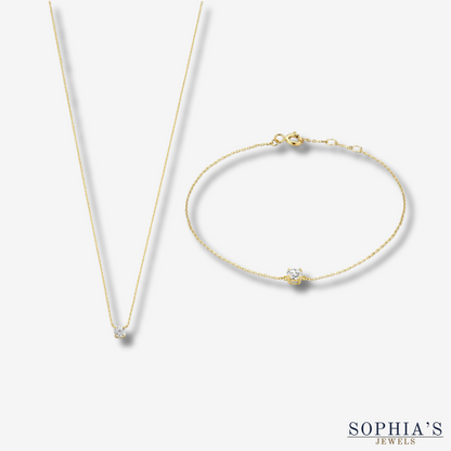 Maria's Cléa Moissanite stenen set