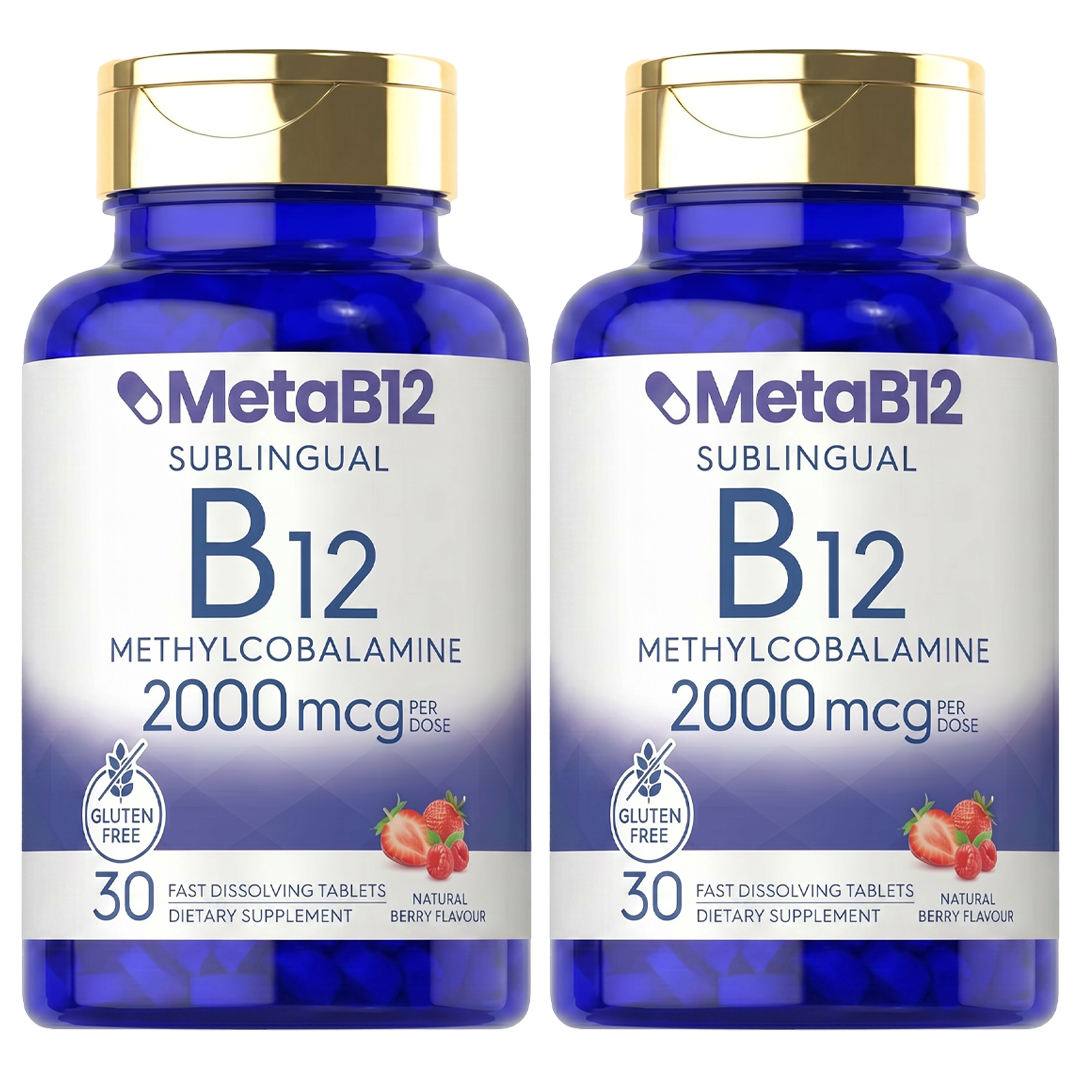 MetaB12™ | De enige B12 die je darmen volledig omzeilt — het smelt onder je tong en komt rechtstreeks in je bloedbaan terecht.