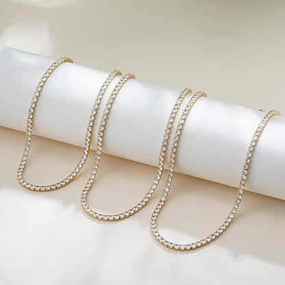 Tennisketting | Goud