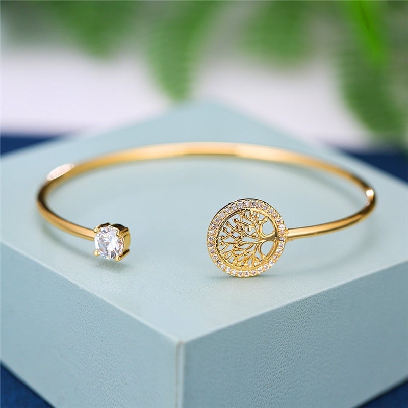 Verstelbare armband met Levensboom-motief