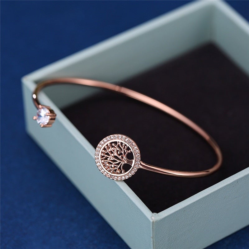 Verstelbare armband met Levensboom-motief