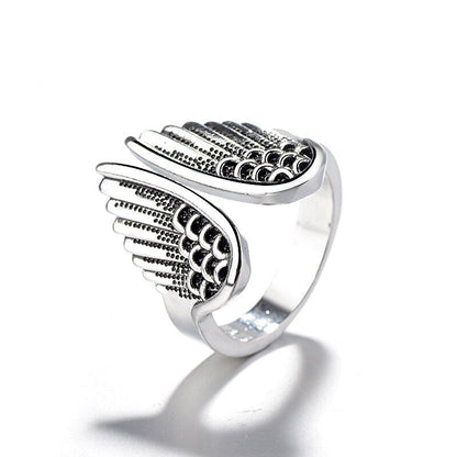 Verstelbare engelenring van 925 sterling zilver