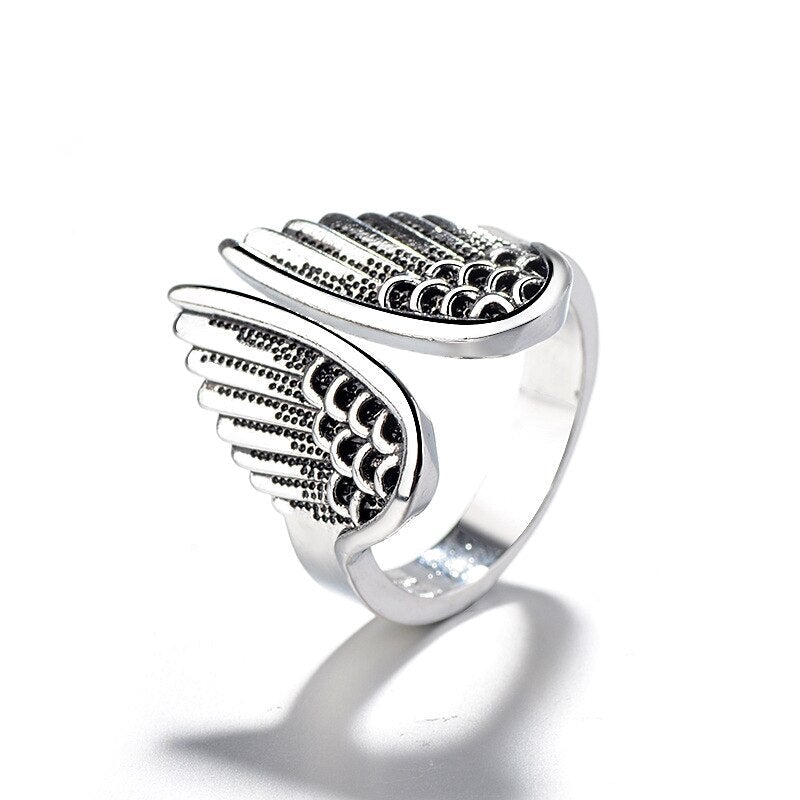 Verstelbare engelenring van 925 sterling zilver