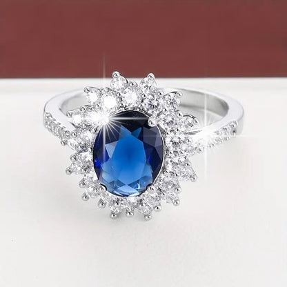 Vionne Saffier Gouden Ring